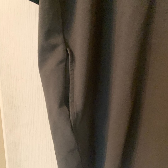 Bryn Walker black V-neck oversized long tunic top pockets Large Lagenlook L-XL - Picture 14 of 16